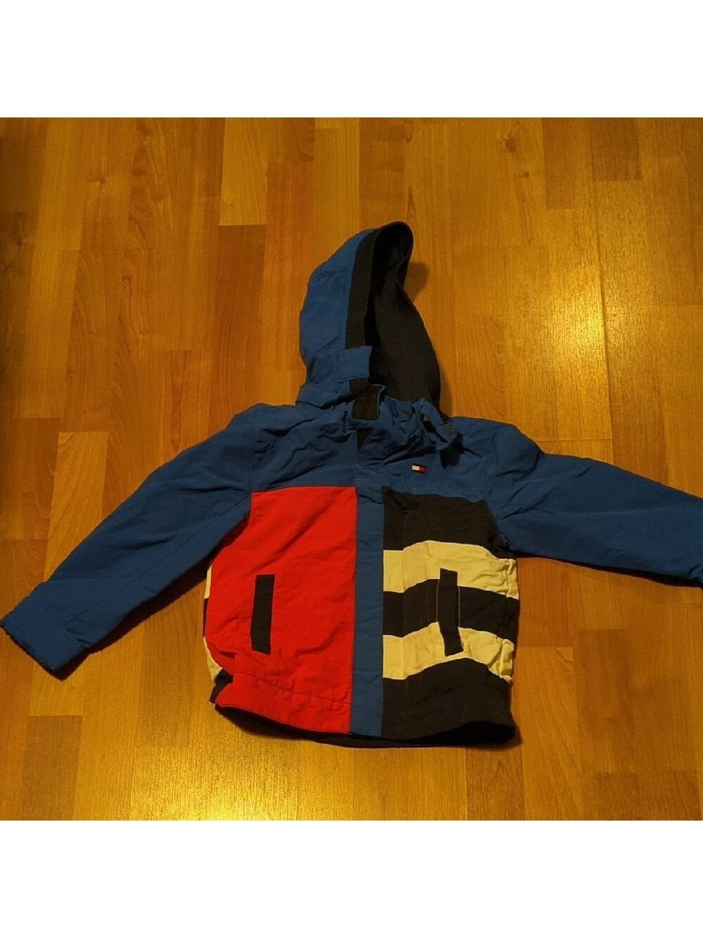 Tommy Hilfiger Kids Raincoat Size 6 7 Magnetic Special Needs Adaptable